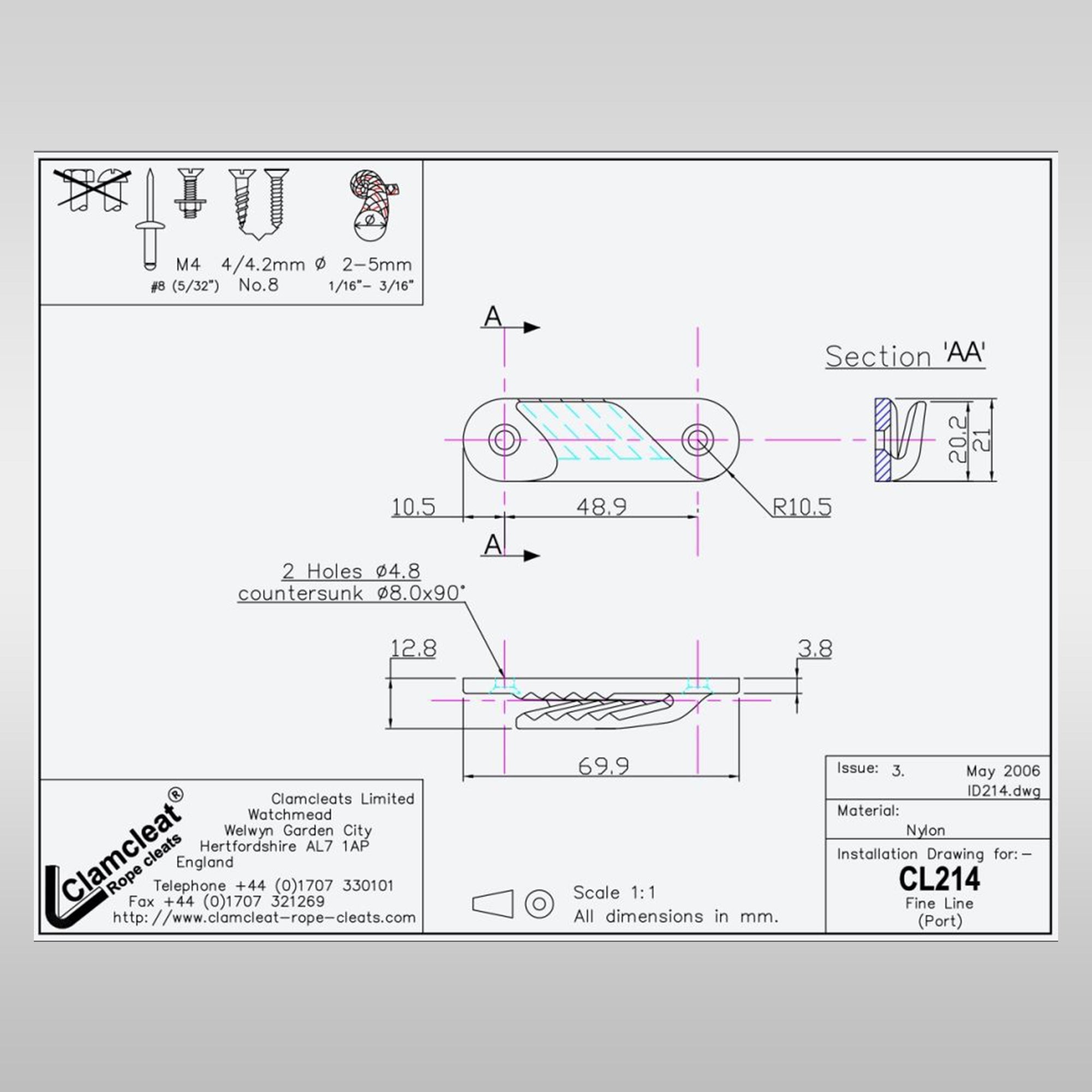 Windsurfshop windsurfwinkel windsurf-shop windsurf shop windsurfing shop windsurfing windsurfsegel Clamcleat Clamp