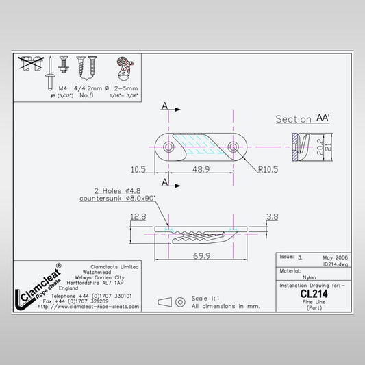 Windsurfshop windsurfwinkel windsurf-shop windsurf shop windsurfing shop windsurfing windsurfsegel Clamcleat Clamp
