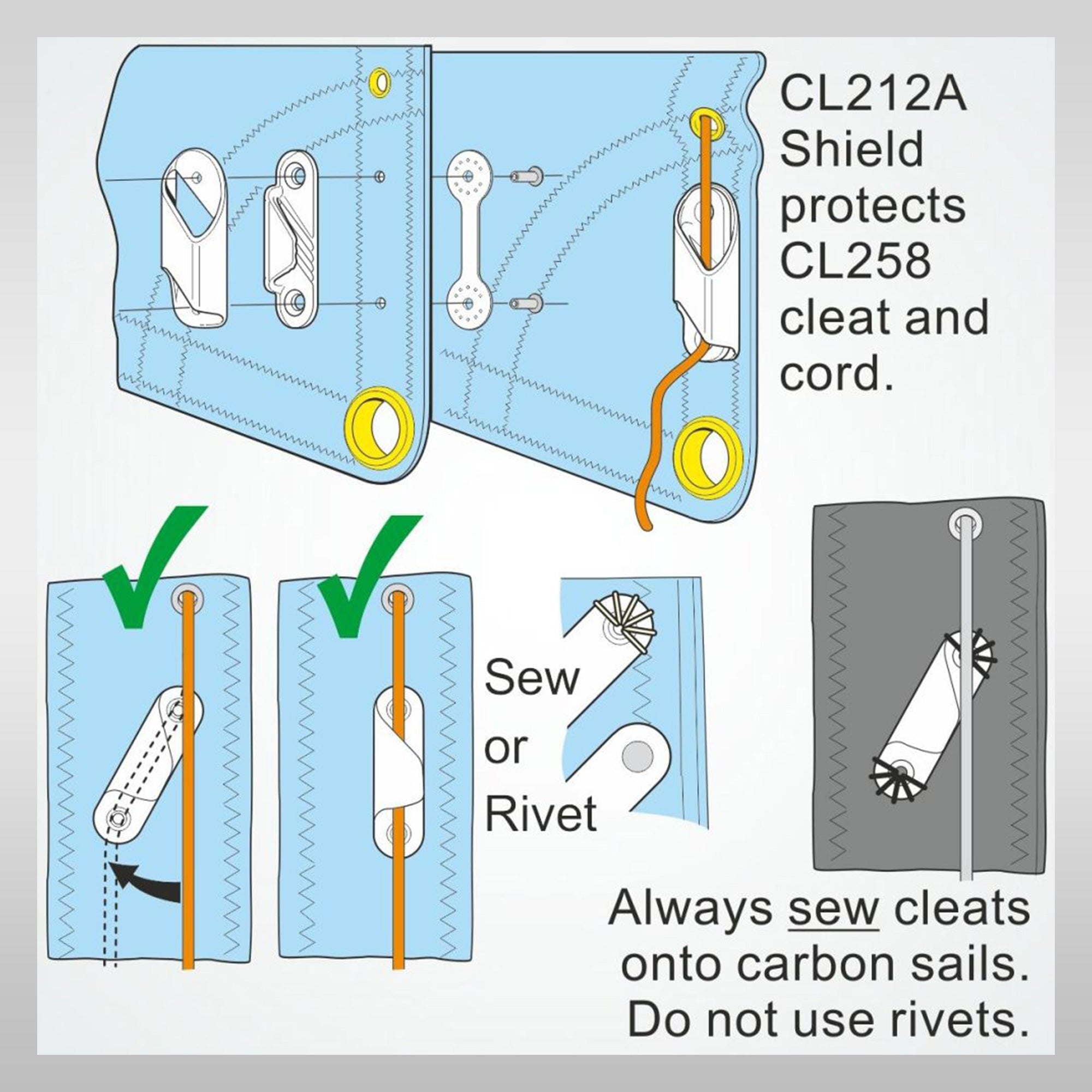 Windsurfshop windsurfwinkel windsurf-shop windsurf shop windsurfing shop windsurfing windsurfsegel Clamcleat Clamp