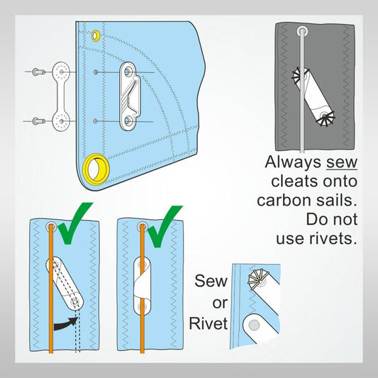 Windsurfshop windsurfwinkel windsurf-shop windsurf shop windsurfing shop windsurfing windsurfsegel Clamcleat Clamp