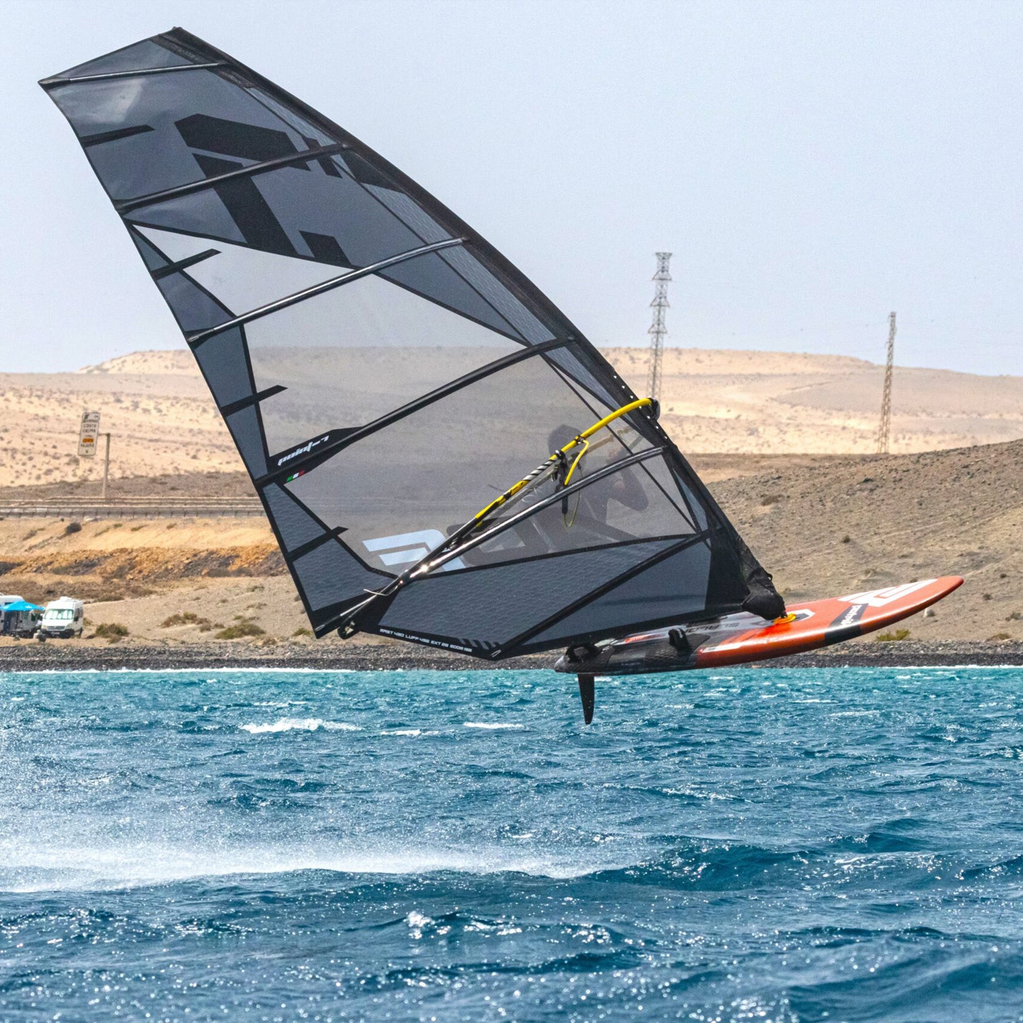 windsurfing sail windsurf segel windsurfsegel point-7 AC-F 2025 crossride freeride cross sl