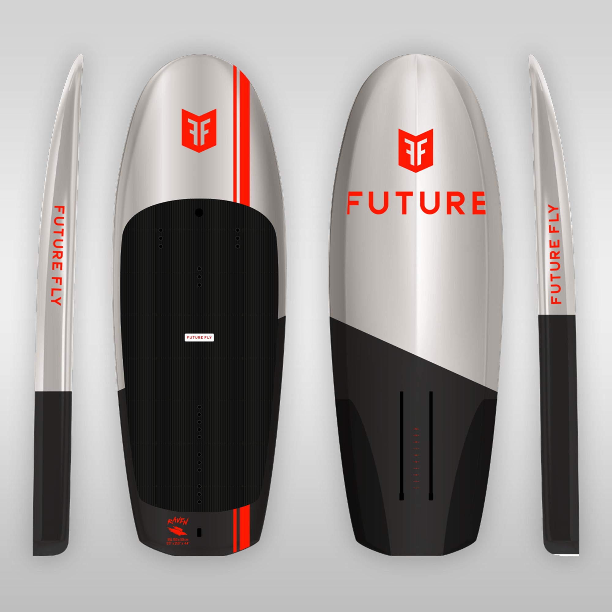 Future Fly wingfoiling board racing redline raven