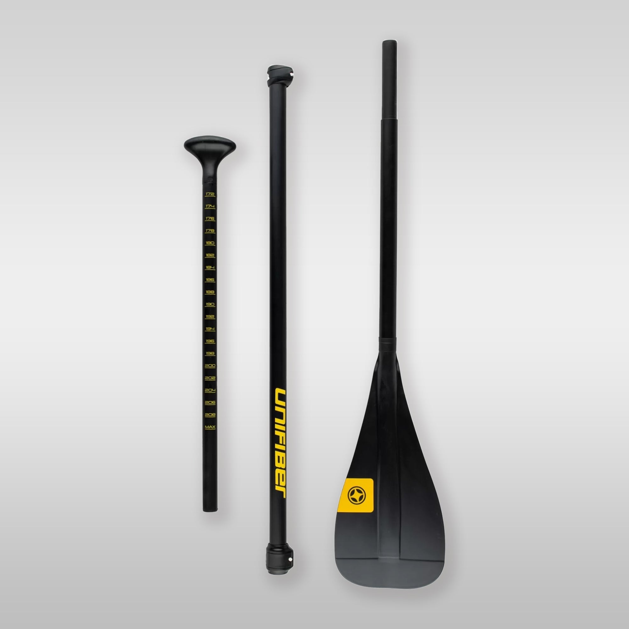 Unifiber Core Aluminium SUP Paddle 3PC Paddle Unifiber 
