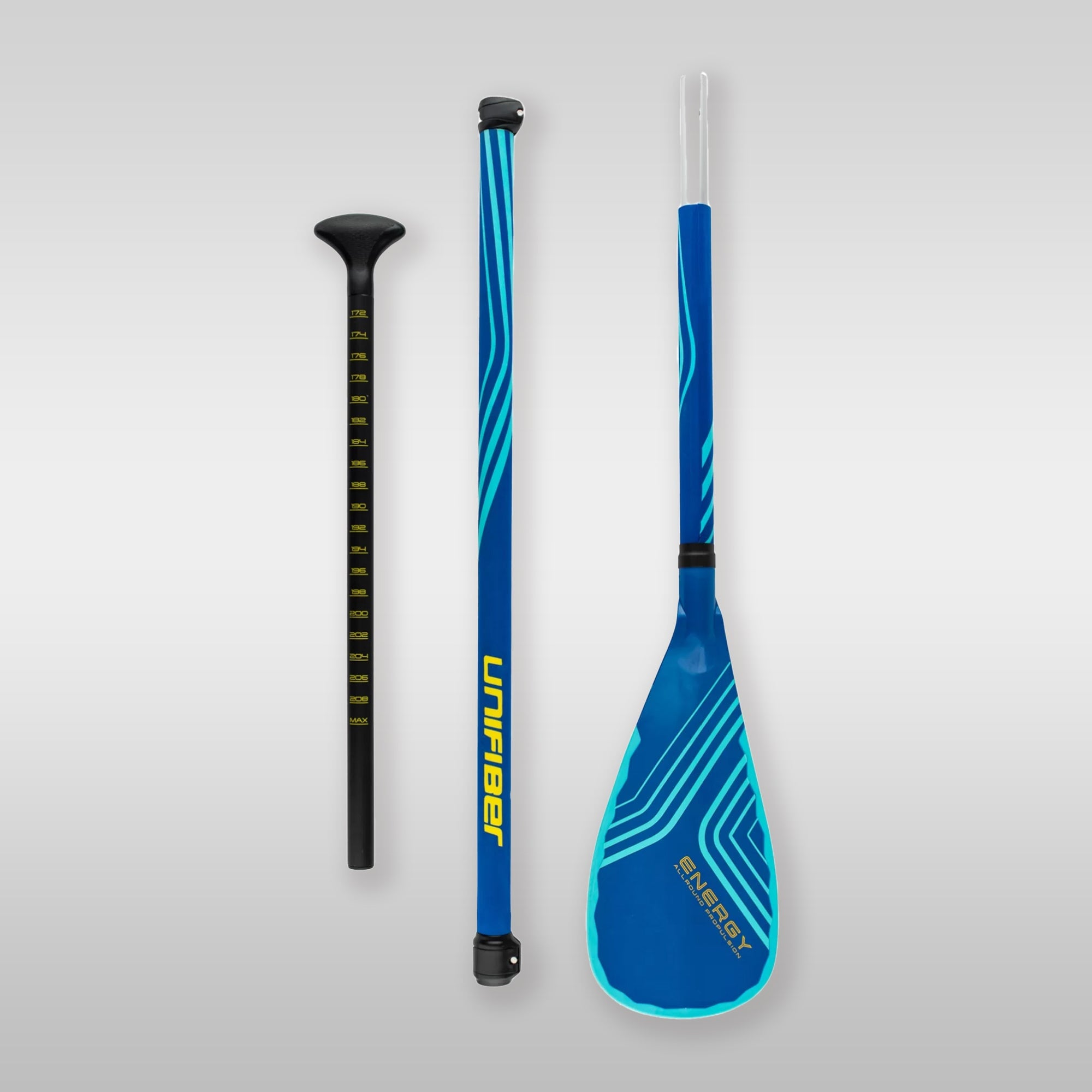 Unifiber Energy Aluminium SUP Paddle 3PC Paddle Unifiber 